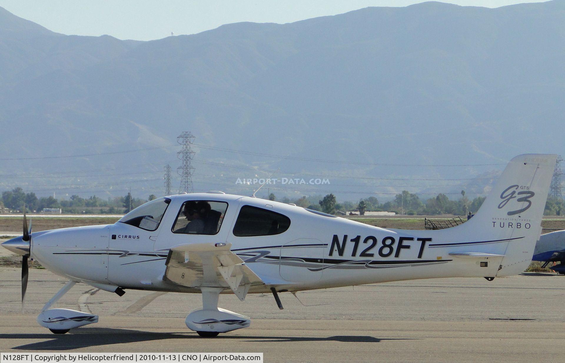 N128FT, 2008 Cirrus SR22 G3 GTS Turbo C/N 3116, Taxiing to runway