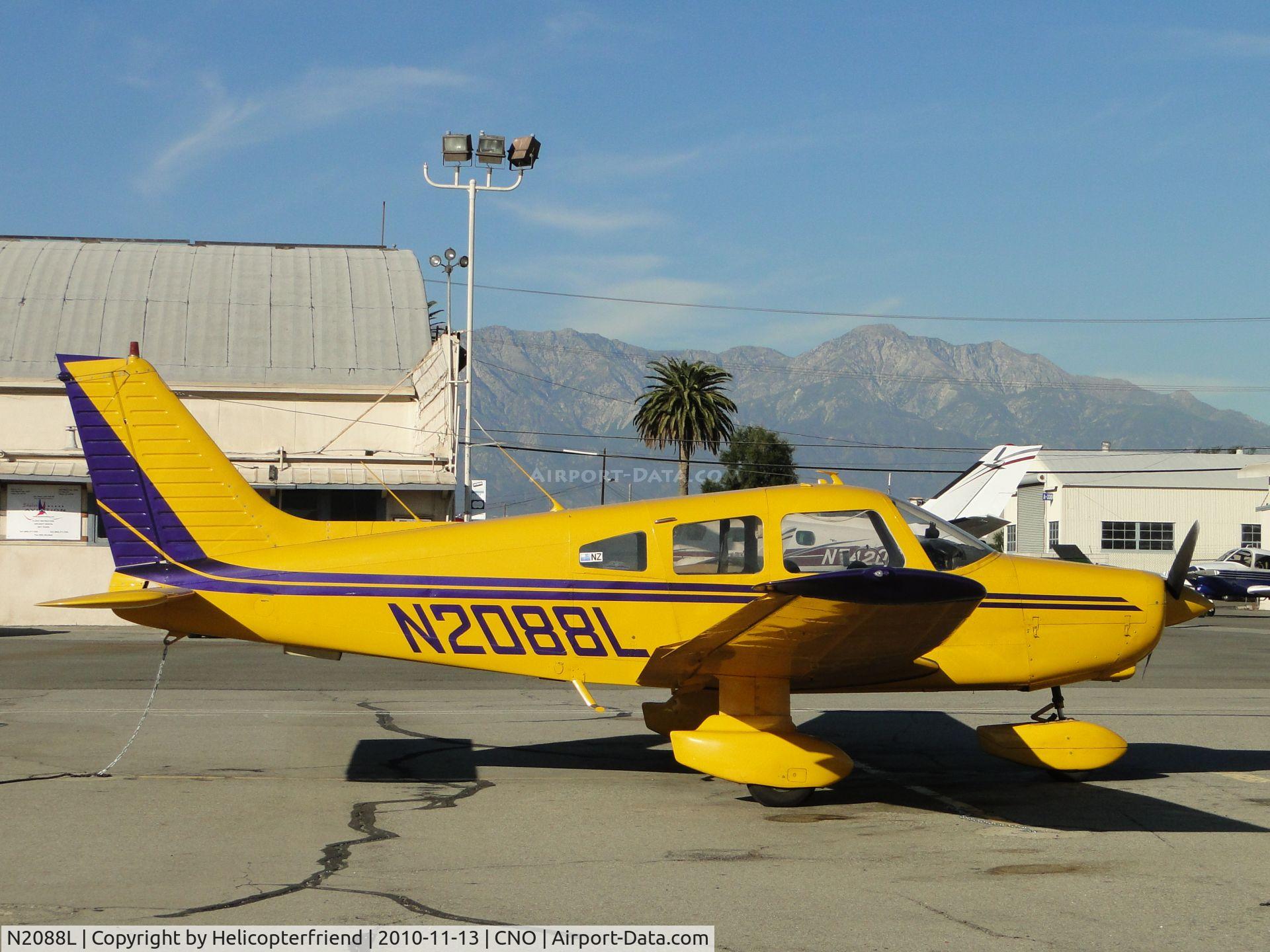 N2088L, 1978 Piper PA-28-161 Warrior C/N 28-7916240, Parked south of hangers that are south of Flo's Cafe