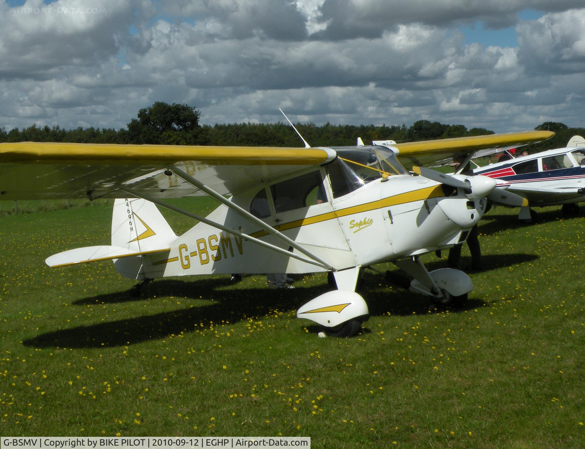 G-BSMV, 1948 Piper PA-17 Vagabond C/N 17-94, Sophie the Vagabond