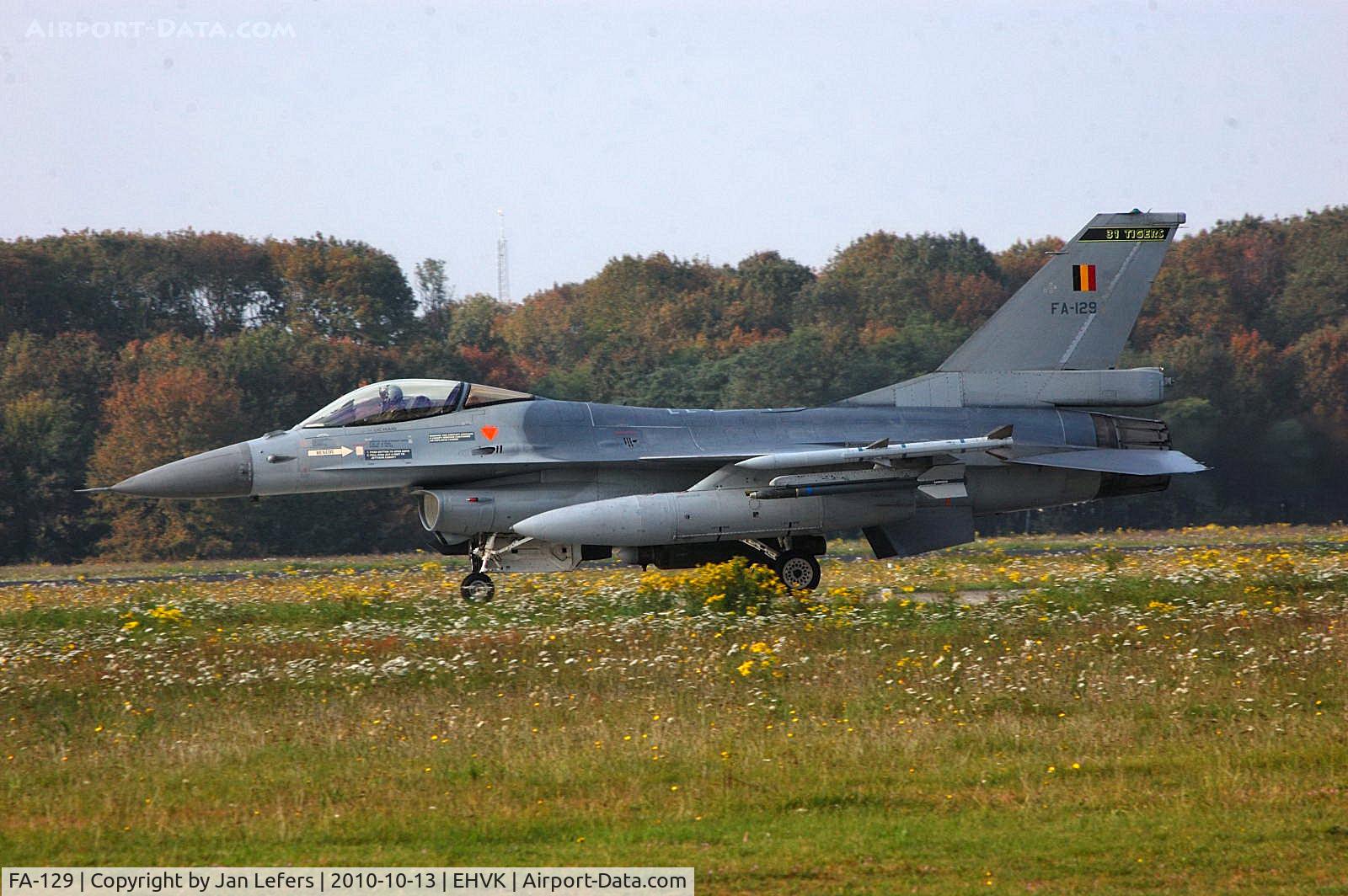 FA-129, 1990 SABCA F-16AM Fighting Falcon C/N 6H-129, Tigermeet 2010