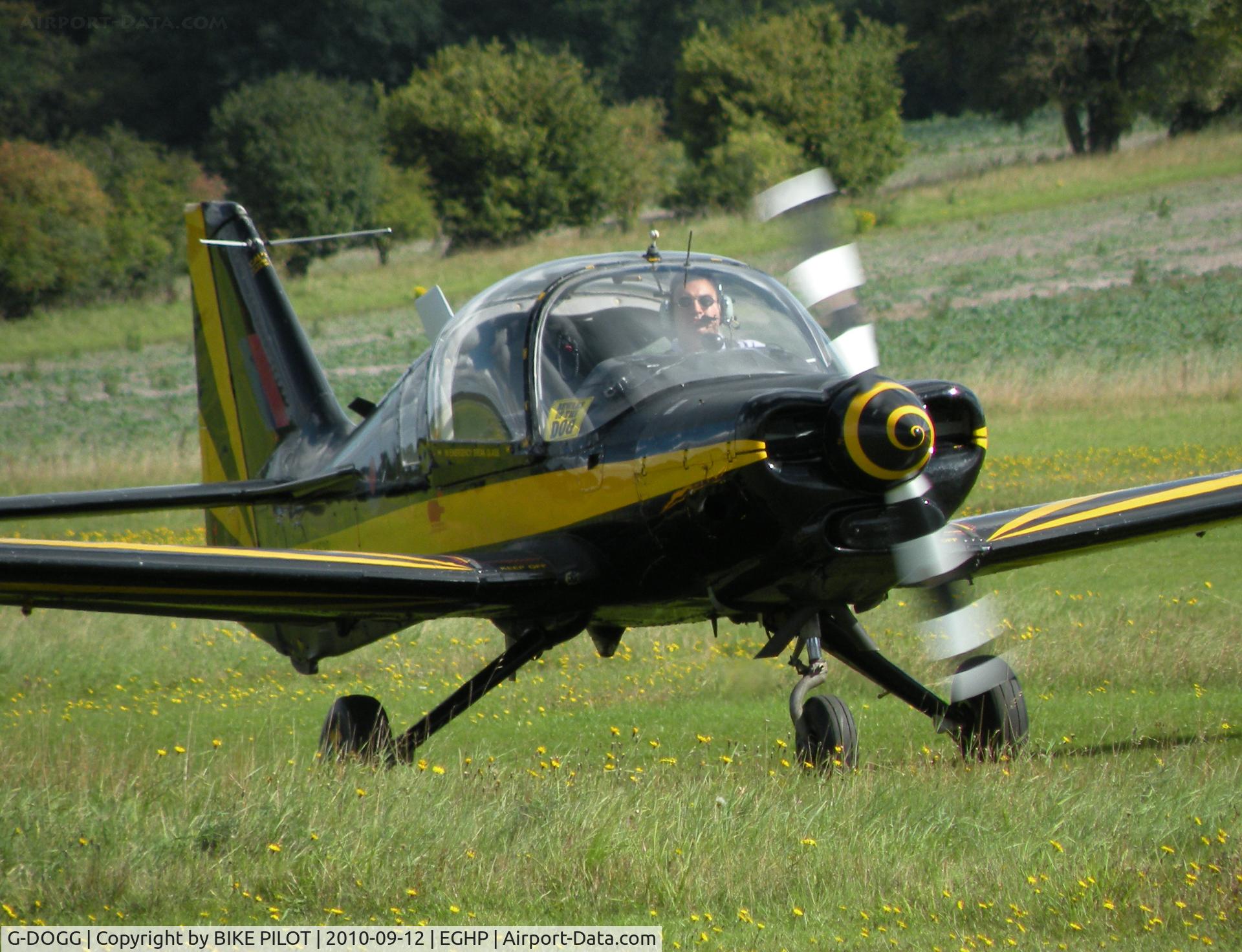 G-DOGG, 1974 Scottish Aviation Bulldog T.1 C/N BH120/308, Makes a nice change to see a Bulldog in something other than a training scheme