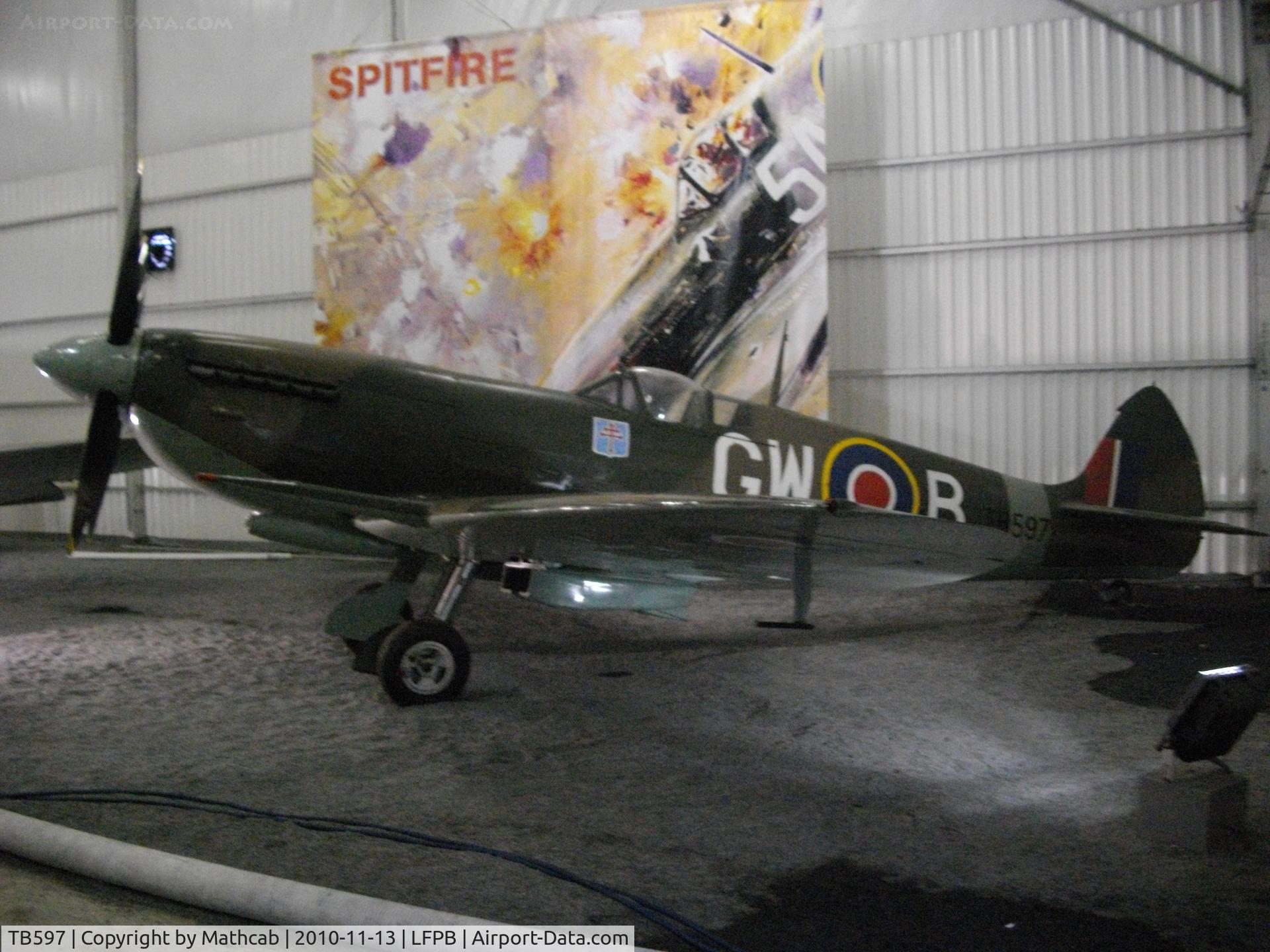 TB597, Supermarine 361 Spitfire LF.XVIe C/N CBAF.IX.3310, Spitfire