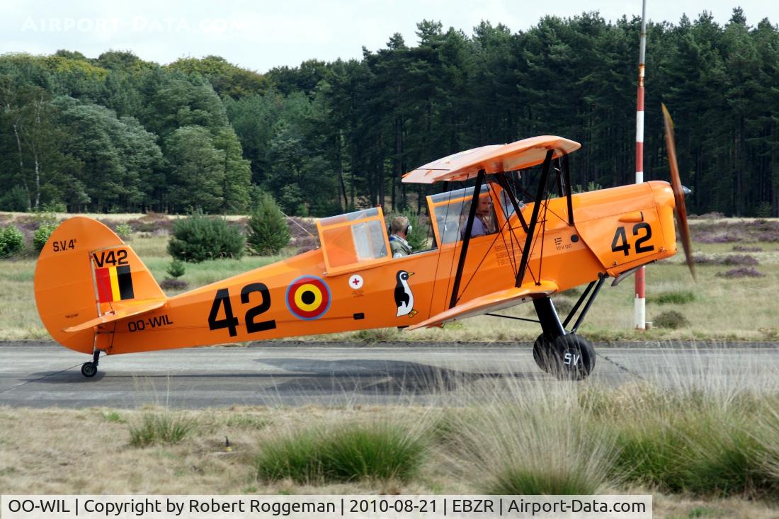 OO-WIL, Stampe-Vertongen SV-4B C/N 1184, Oostmalle Fly in 21-08-2010.V-42 in its former Belgian Air Force colors.