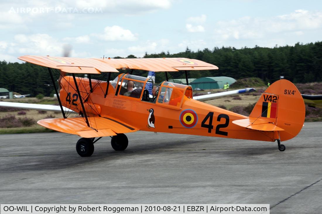 OO-WIL, Stampe-Vertongen SV-4B C/N 1184, Oostmalle Fly in 21-08-2010.V-42 in its former Belgian Air Force colors