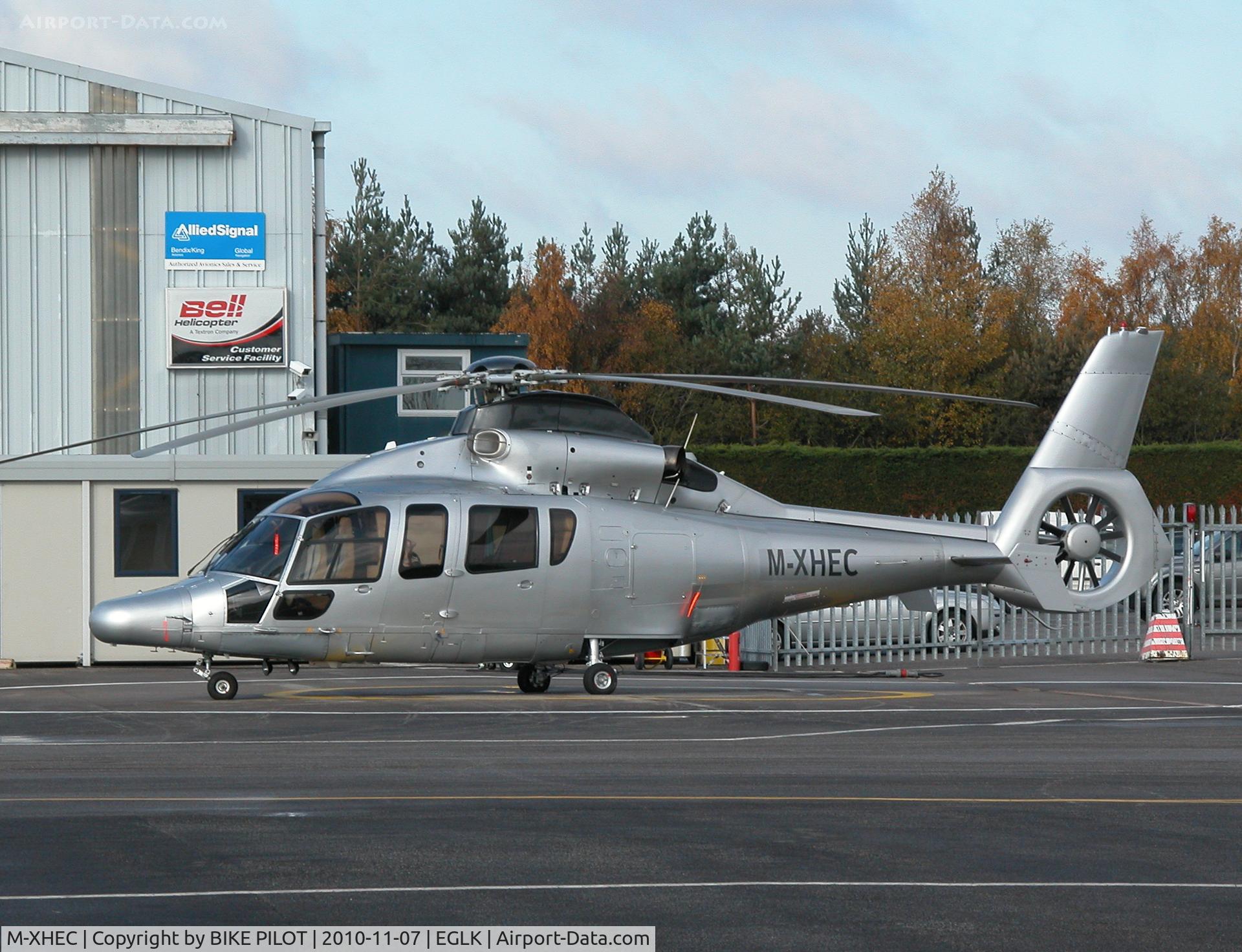 M-XHEC, Eurocopter EC-155B C/N 6600, EC-155B in the Premiair compound, previously P4-HEC