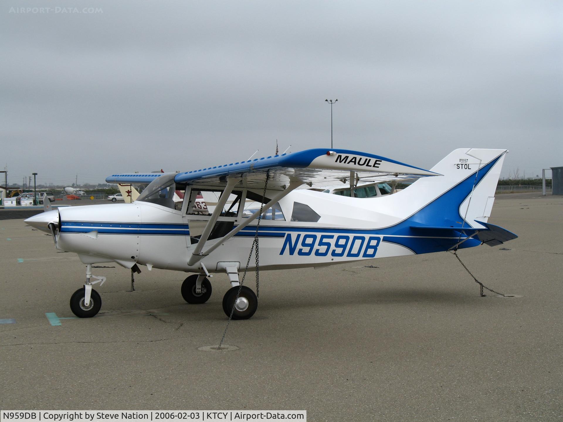 N959DB, 1999 Maule MXT-7-180 Star Rocket C/N 14095C, 1999 Maule MXT-7-180 @ Tracy Municipal Airport, CA home base