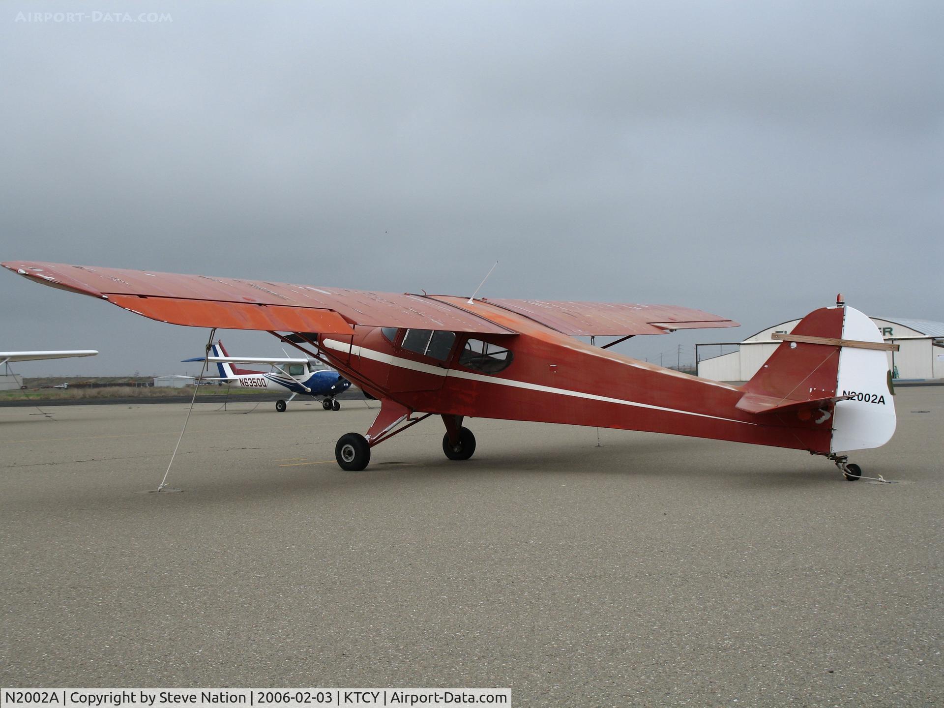N2002A, 1979 Taylorcraft F-19 Sportsman C/N F-137, Taylorcraft F19 @ Tracy Municipal Airport, CA home base