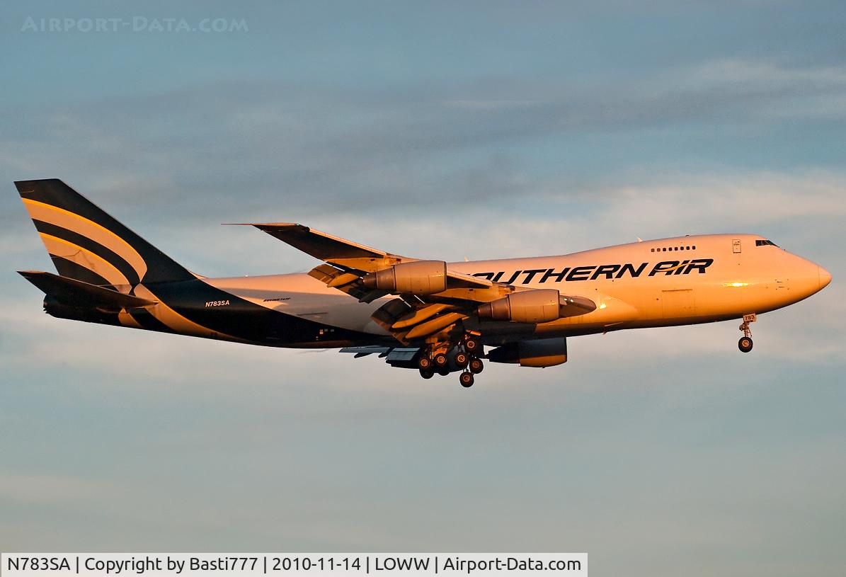 N783SA, 1987 Boeing 747-281F C/N 23919, N783SA at the very last sunshine this day