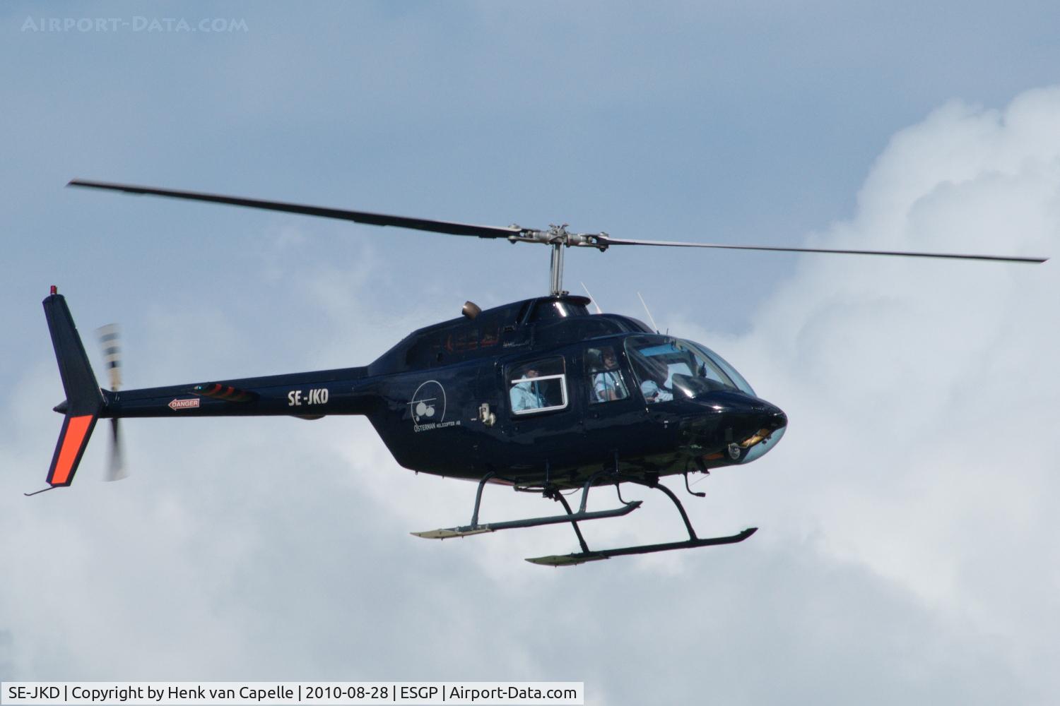 SE-JKD, 1981 Bell 206B C/N 3555, Bell JetRanger flying for Osterman Aero.