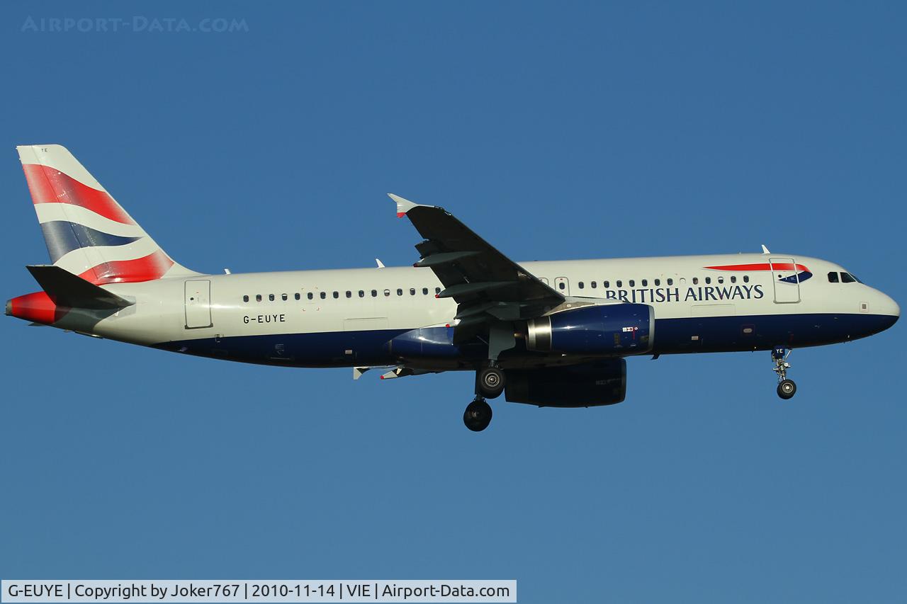 G-EUYE, 2009 Airbus A320-232 C/N 3912, British Airways