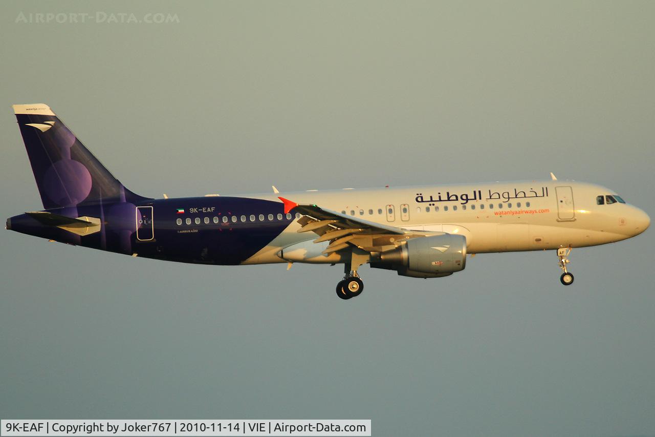 9K-EAF, 2010 Airbus A320-214 C/N 4304, Wataniya
