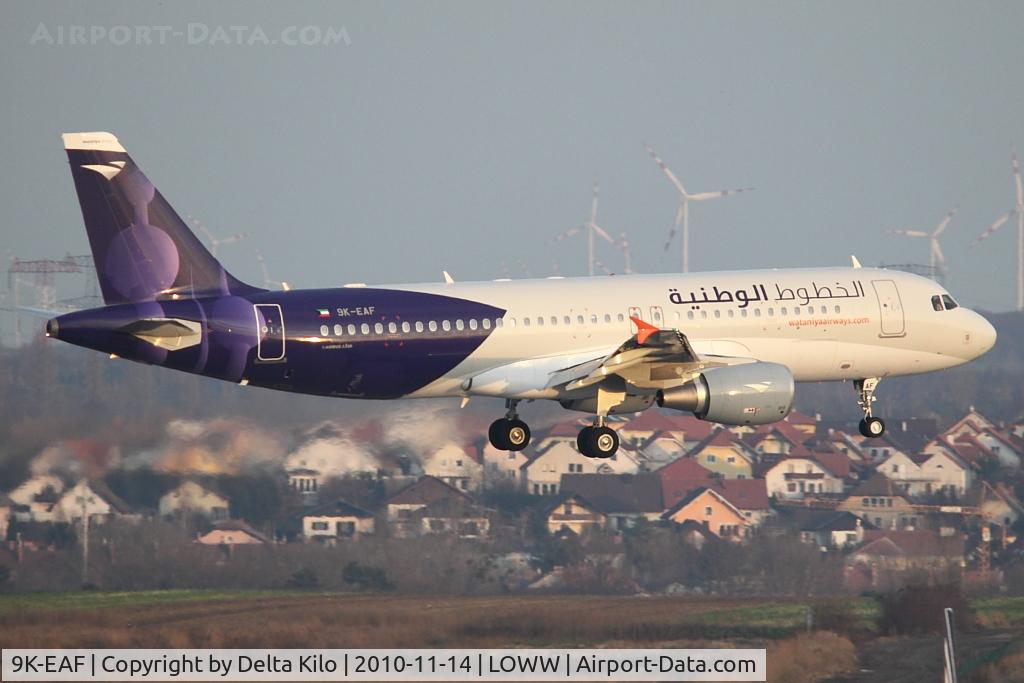 9K-EAF, 2010 Airbus A320-214 C/N 4304, WAN [KW] Wataniya Airways