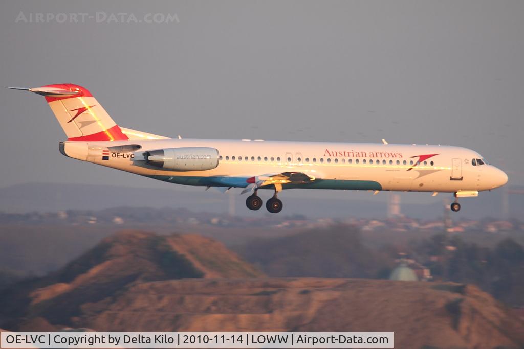 OE-LVC, 1993 Fokker 100 (F-28-0100) C/N 11446, TYR [VO] Austrian Arrows