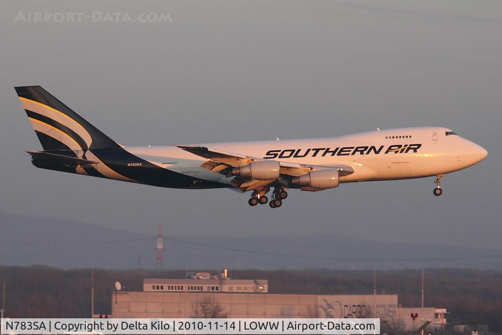 N783SA, 1987 Boeing 747-281F C/N 23919, SOO [9S] Southern Air-first visit at vienna