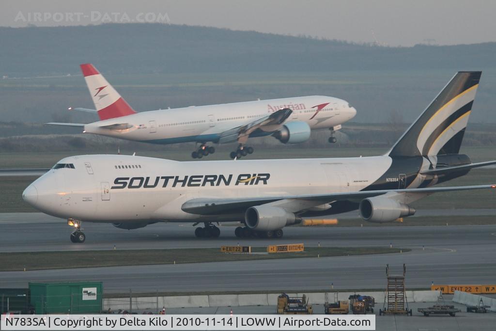 N783SA, 1987 Boeing 747-281F C/N 23919, SOO [9S] Southern Air-first visit at vienna