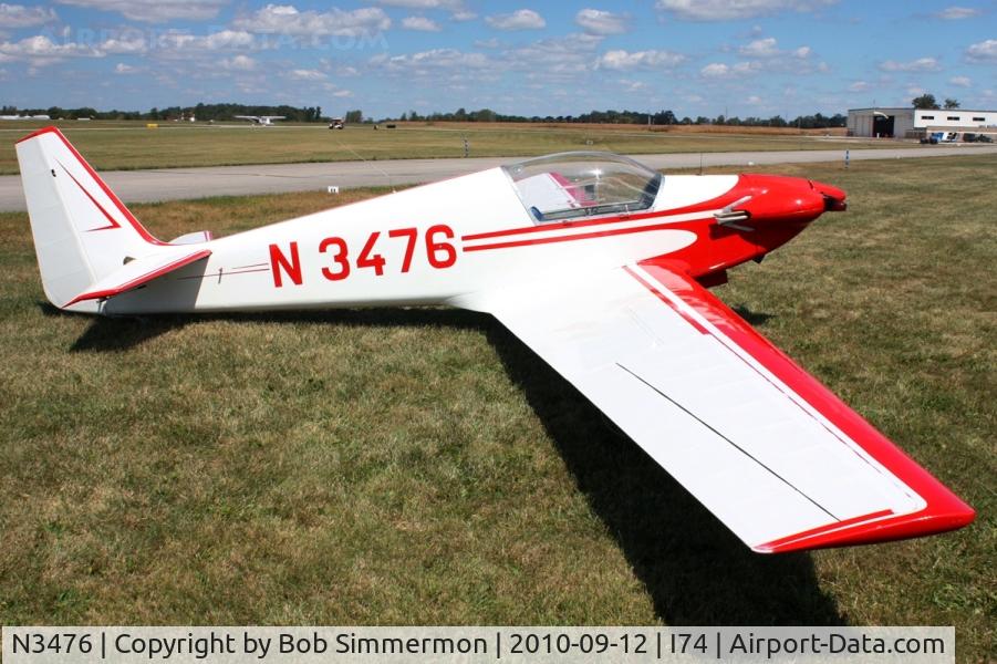 N3476, 1968 Sportavia-Putzer Fournier RF-4D C/N 4116, Mid-East Regional Fly-In (MERFI) - Urbana, Ohio.