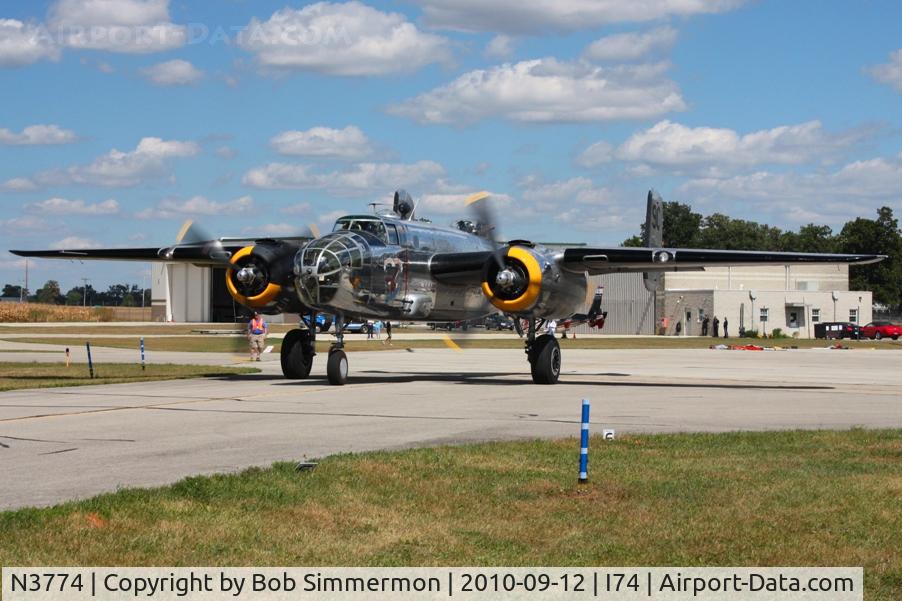N3774, 1943 North American B-25D Mitchell C/N 100-23960, Mid-East Regional Fly-In (MERFI) - Urbana, Ohio.