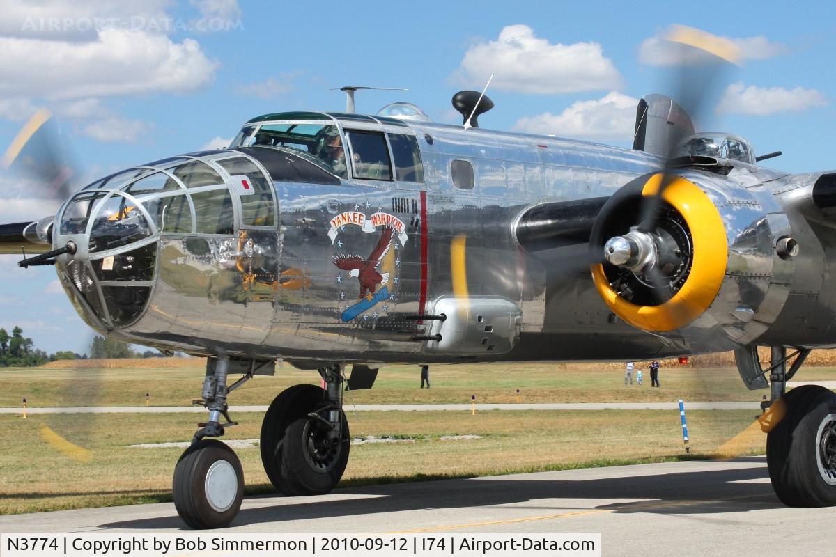 N3774, 1943 North American B-25D Mitchell C/N 100-23960, Mid-East Regional Fly-In (MERFI) - Urbana, Ohio.