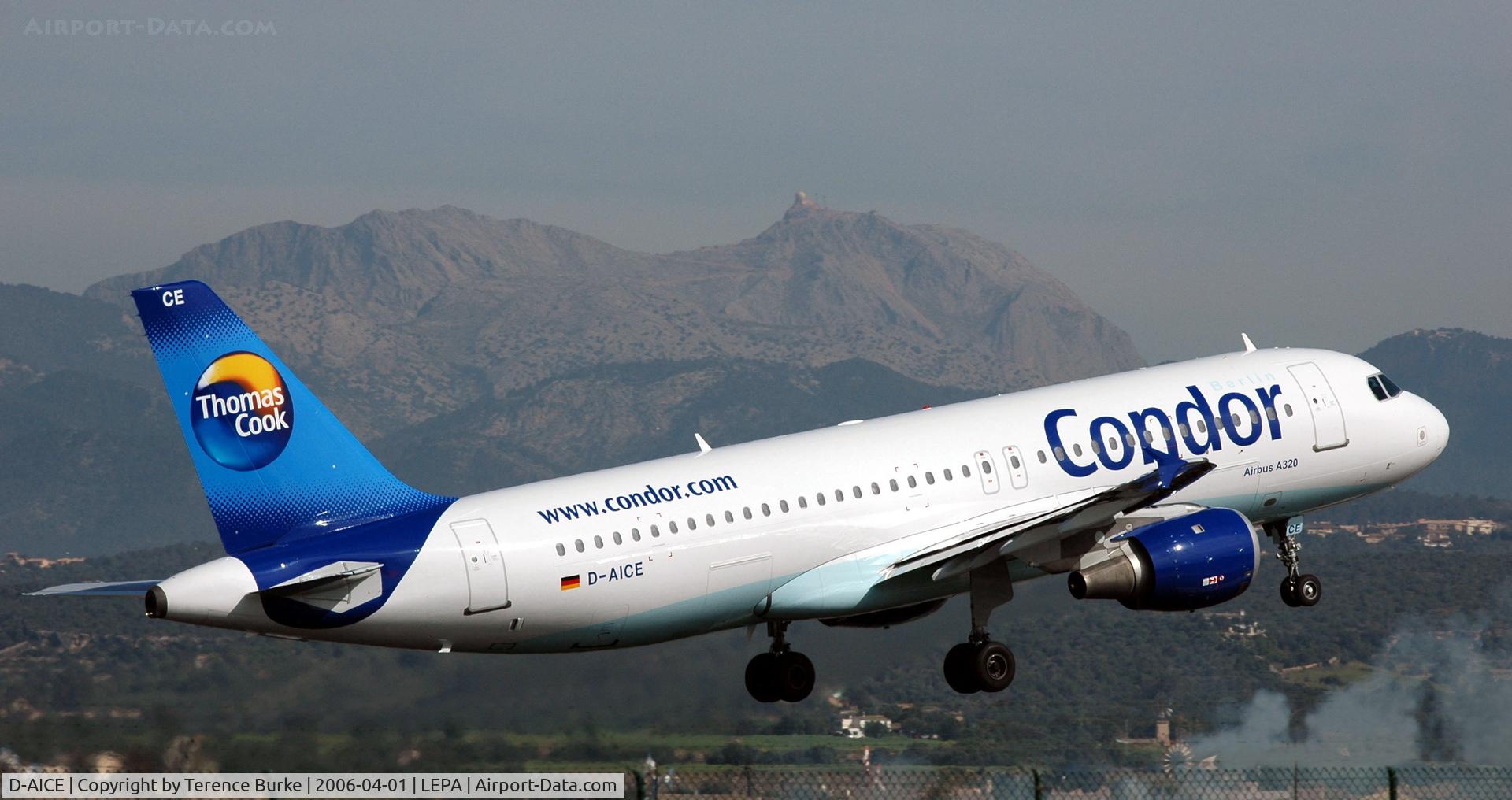 D-AICE, 1998 Airbus A320-212 C/N 0894, Palma Airport, April 2006
