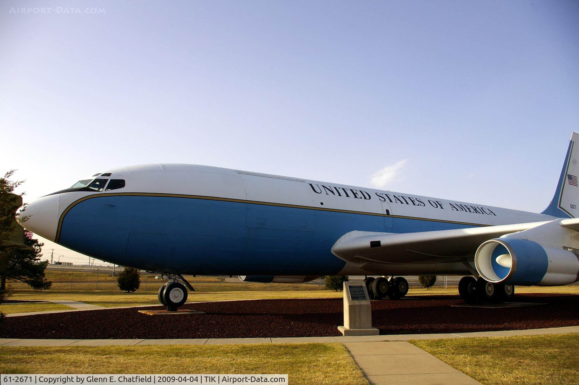 61-2671, 1961 Boeing C-135C-BN Stratolifter C/N 18347, Heritage Collection at Tinker AFB, OK