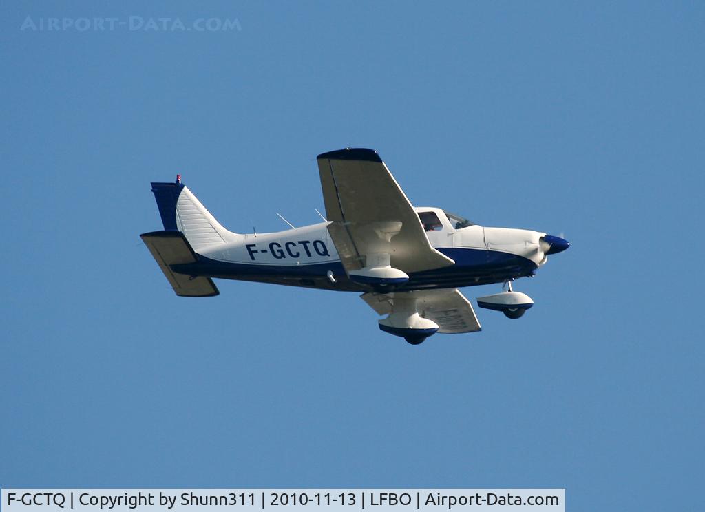 F-GCTQ, Piper PA-28-181 C/N 288090297, Landing rwy 14L