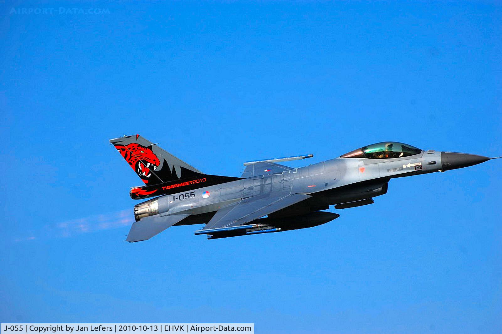 J-055, Fokker F-16AM Fighting Falcon C/N 6D-138, Tigermeet 2010