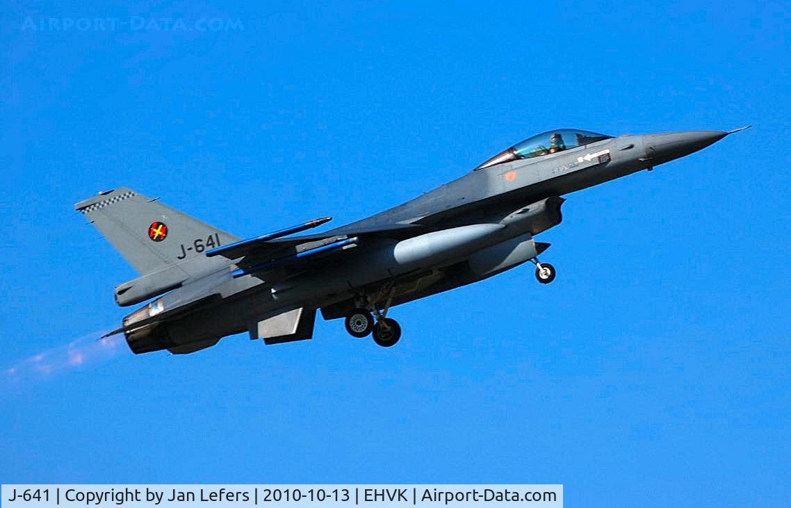 J-641, Fokker F-16AM Fighting Falcon C/N 6D-73, Tigermeet 2010