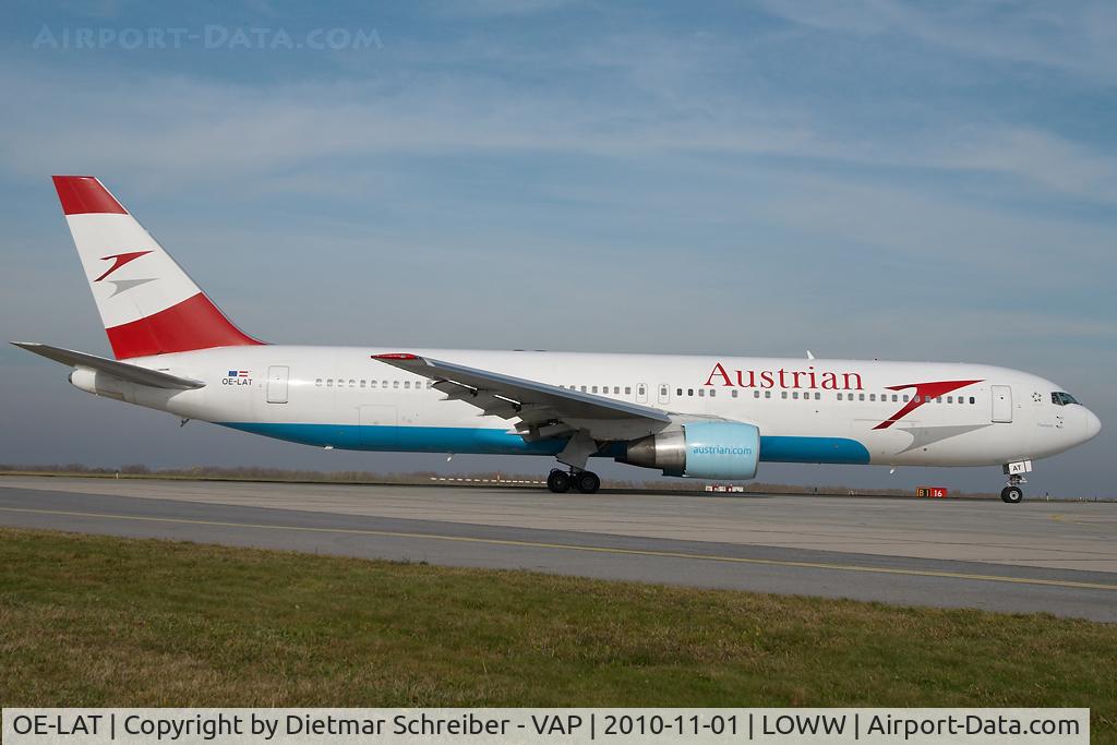 OE-LAT, 1991 Boeing 767-31A C/N 25273, Austrian AIrlines Boeing 767-300
