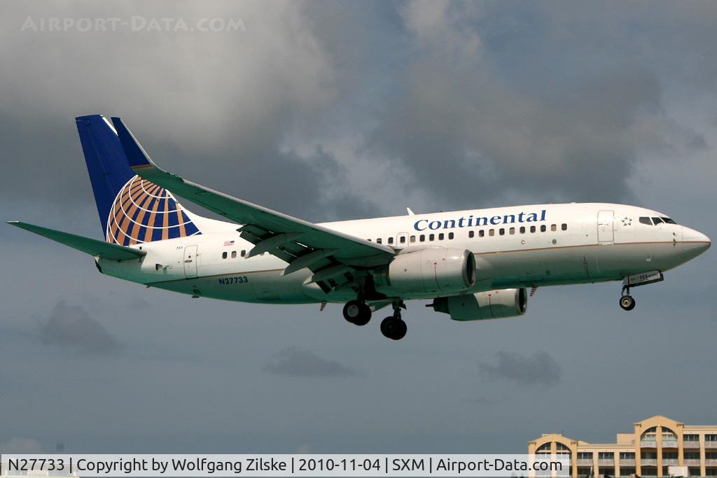 N27733, 1999 Boeing 737-724 C/N 28800, Visitor