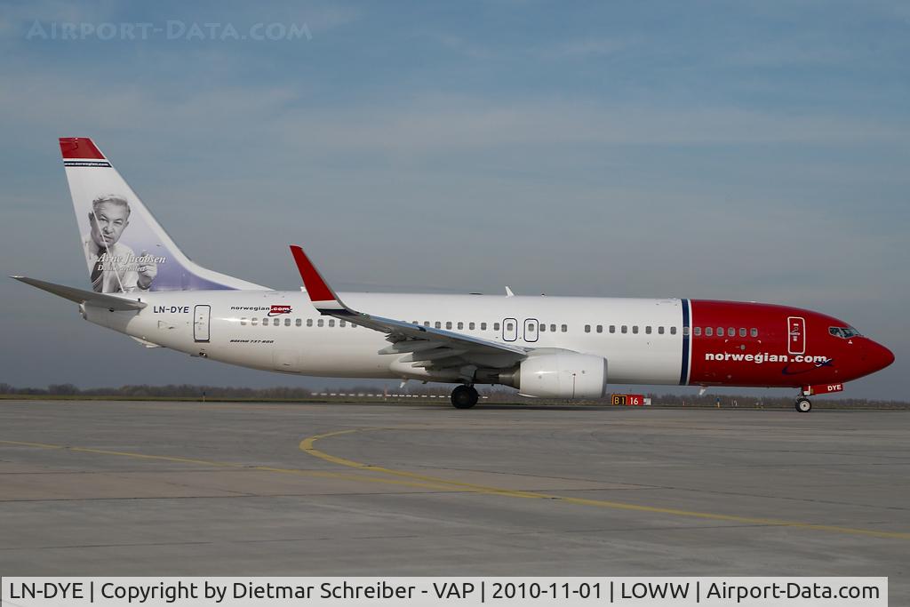 LN-DYE, 2010 Boeing 737-8JP C/N 39003, Norwegian Boeing 737-800