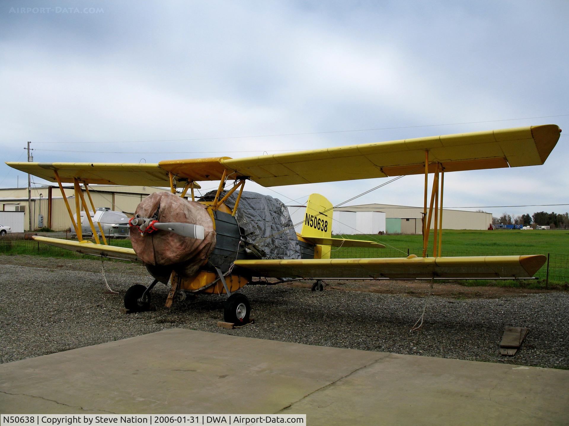 N50638, 1979 Grumman-Schweizer G-164B C/N 531B, 1979 G-164B Ag-Cat under covers and hefty bags following rebuild from fuselage of 7T-VUE (two seater)