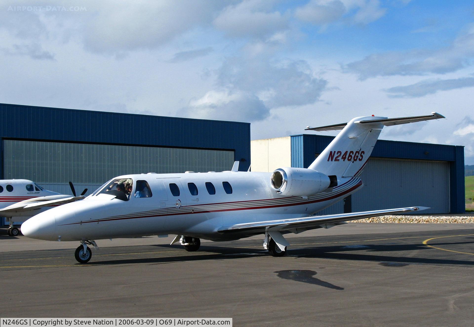 N246GS, 2001 Cessna 525 CitationJet CJ1 C/N 525-0446, 2001 Cessna 525 @ Petaluma, CA