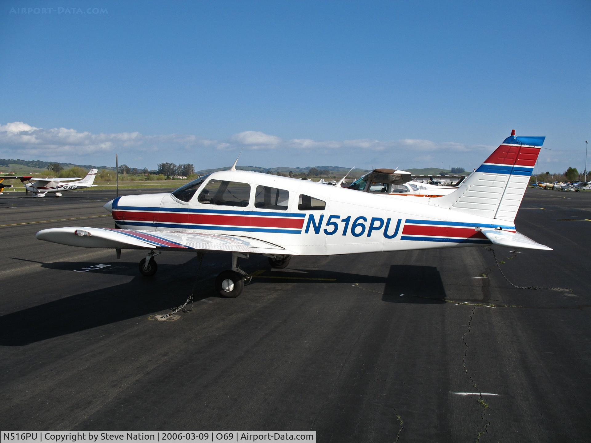 N516PU, 1983 Piper PA-28-161 Warrior C/N 28-8316101, Locally-based 1983 Piper PA-28-161 @ Petaluma, CA