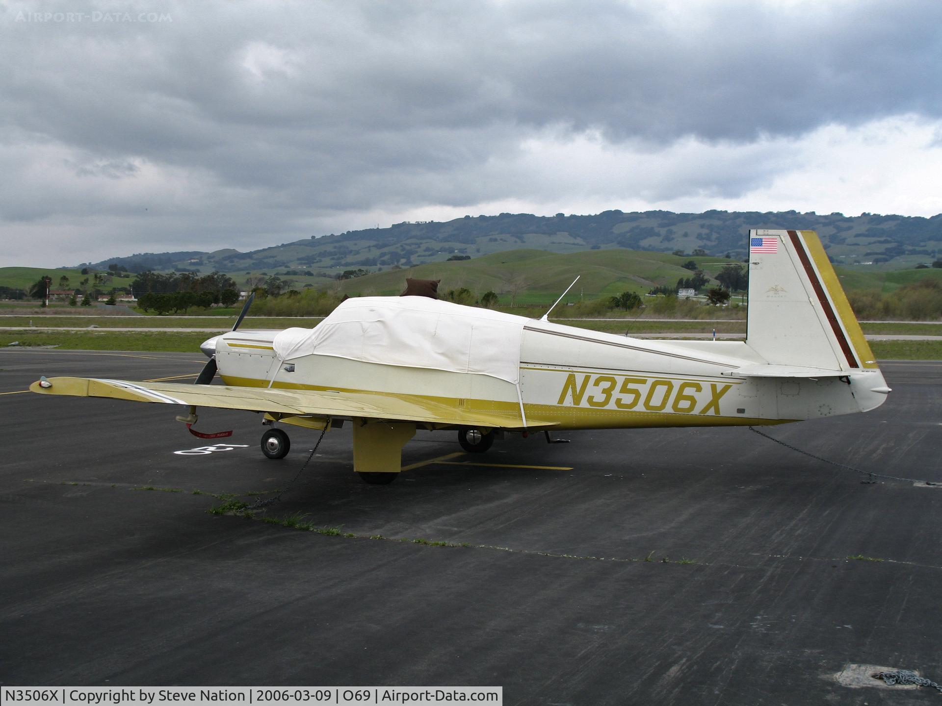N3506X, 1966 Mooney M20F Executive C/N 670044, Locally-based 1966 Mooney M20F @ Petaluma, CA