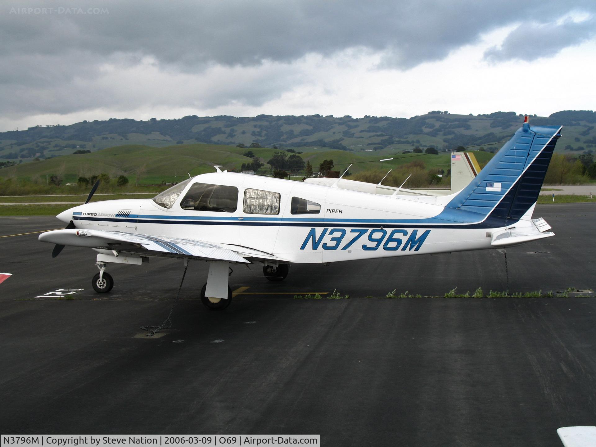 N3796M, 1978 Piper PA-28R-201T Cherokee Arrow III C/N 28R-7803194, 1978 Piper PA-28-201T @ Petaluma, CA