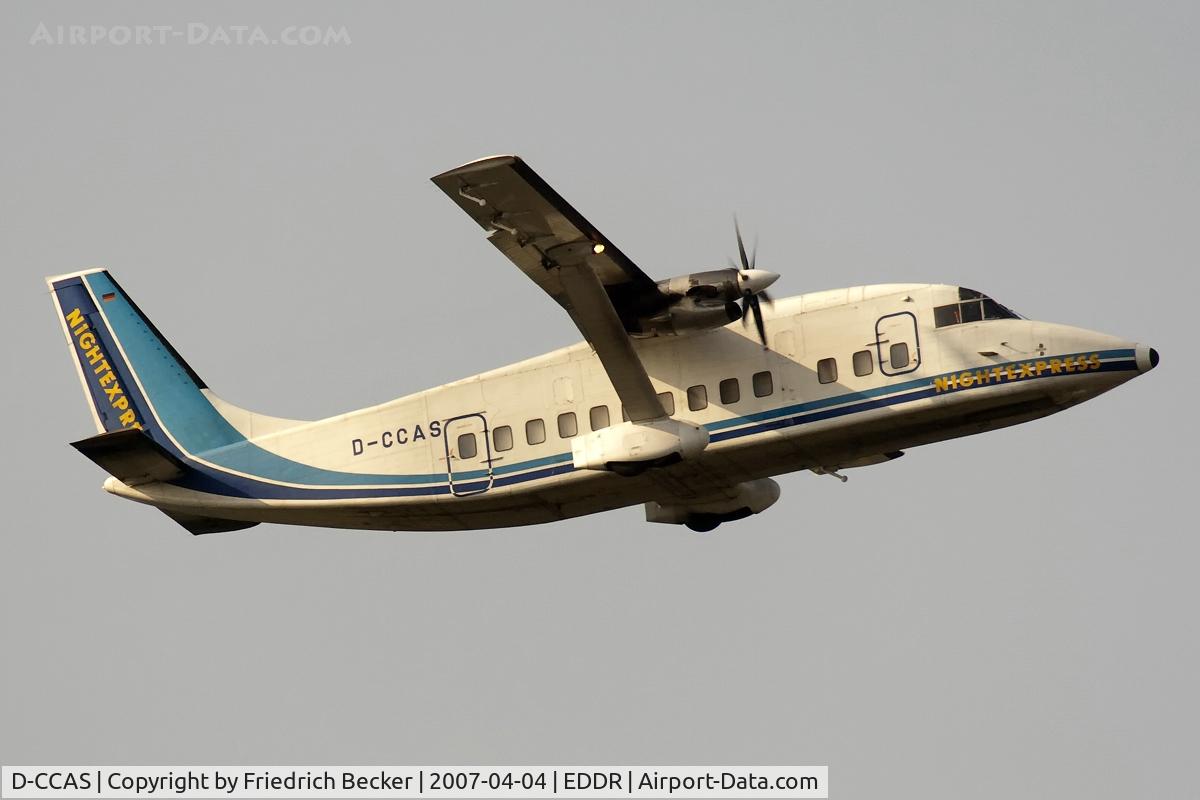 D-CCAS, 1988 Short SD3-60-300 C/N SH.3737, low approach RW09