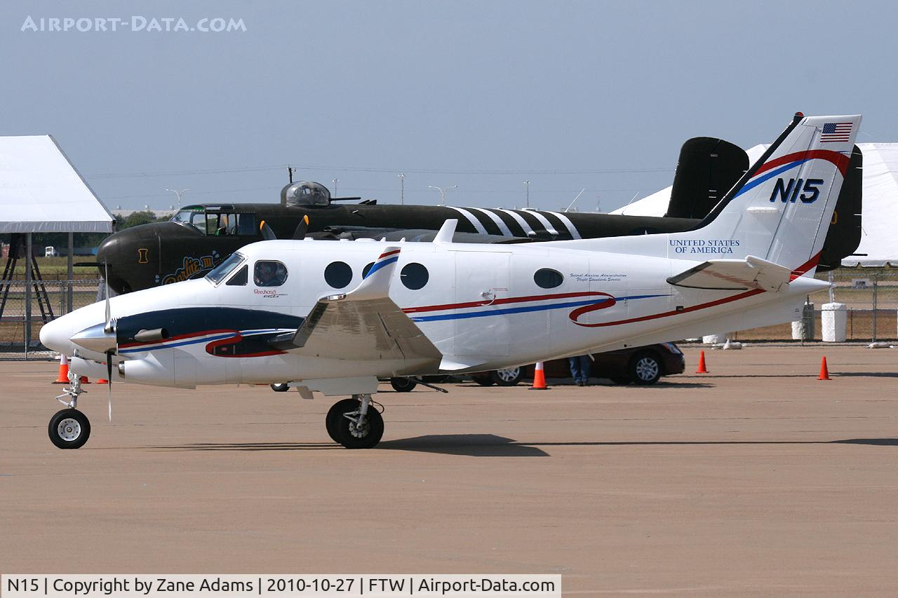 N15, Hawker Beechcraft Corp C90GTI King Air C/N LJ-1991, FAA King Air at Alliance Airport, Fort Worth, TX