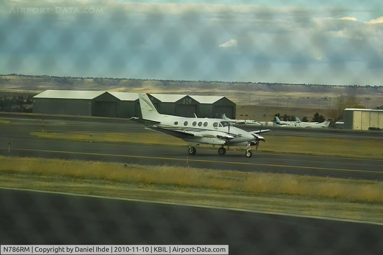 N786RM, Raytheon Aircraft Company C90A C/N LJ1545, Beech C90