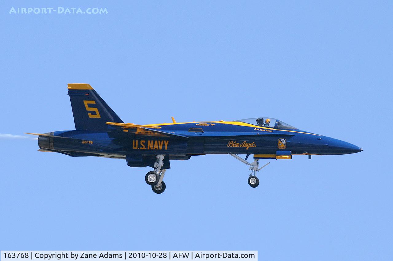 163768, 1989 McDonnell Douglas F/A-18C Hornet C/N 0848/C125, At the 2010 Alliance Airshow - Fort Worth, TX