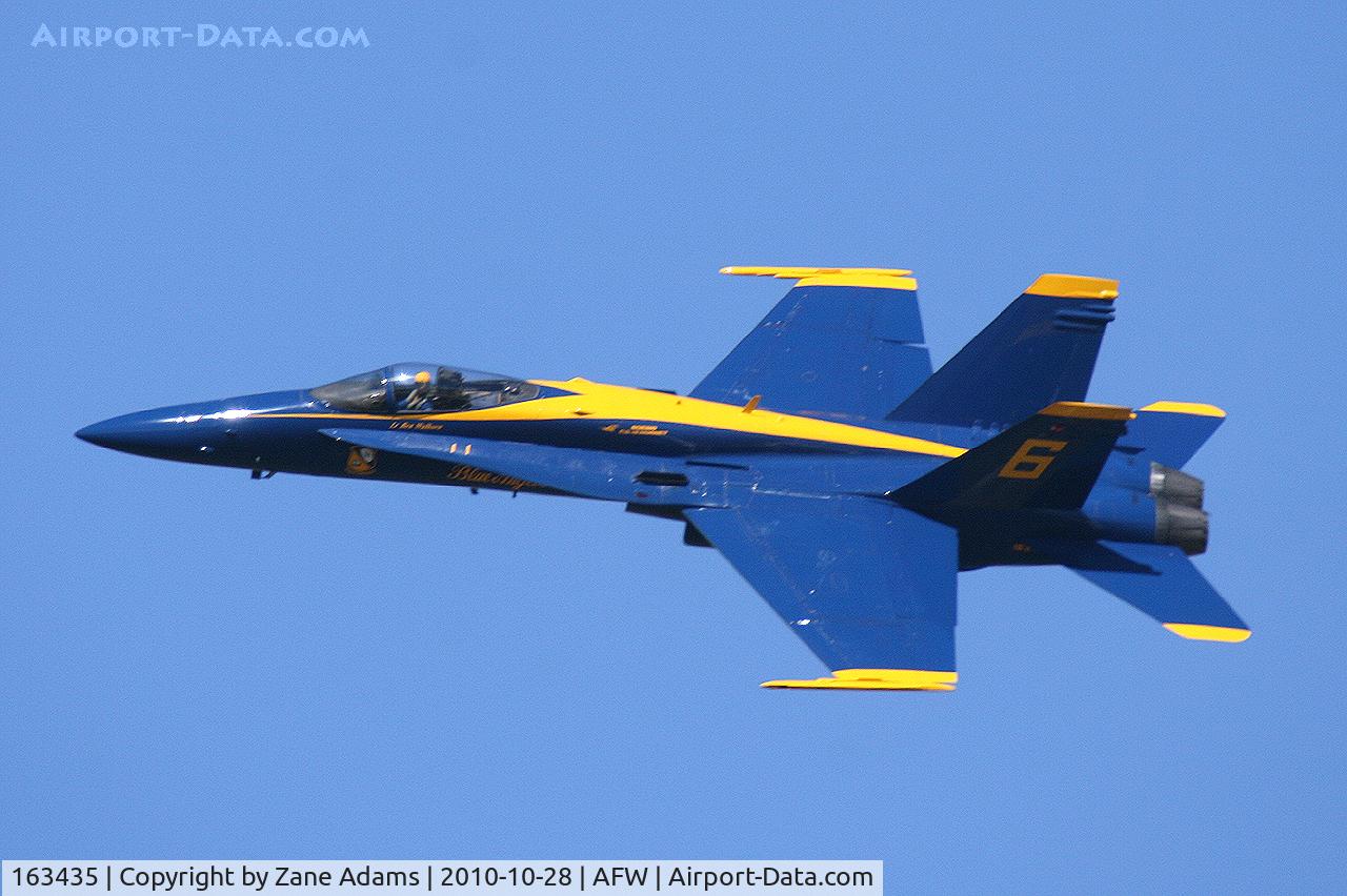 163435, 1987 McDonnell Douglas F/A-18C Hornet C/N 0634/C008, At the 2010 Alliance Airshow - Fort Worth, TX