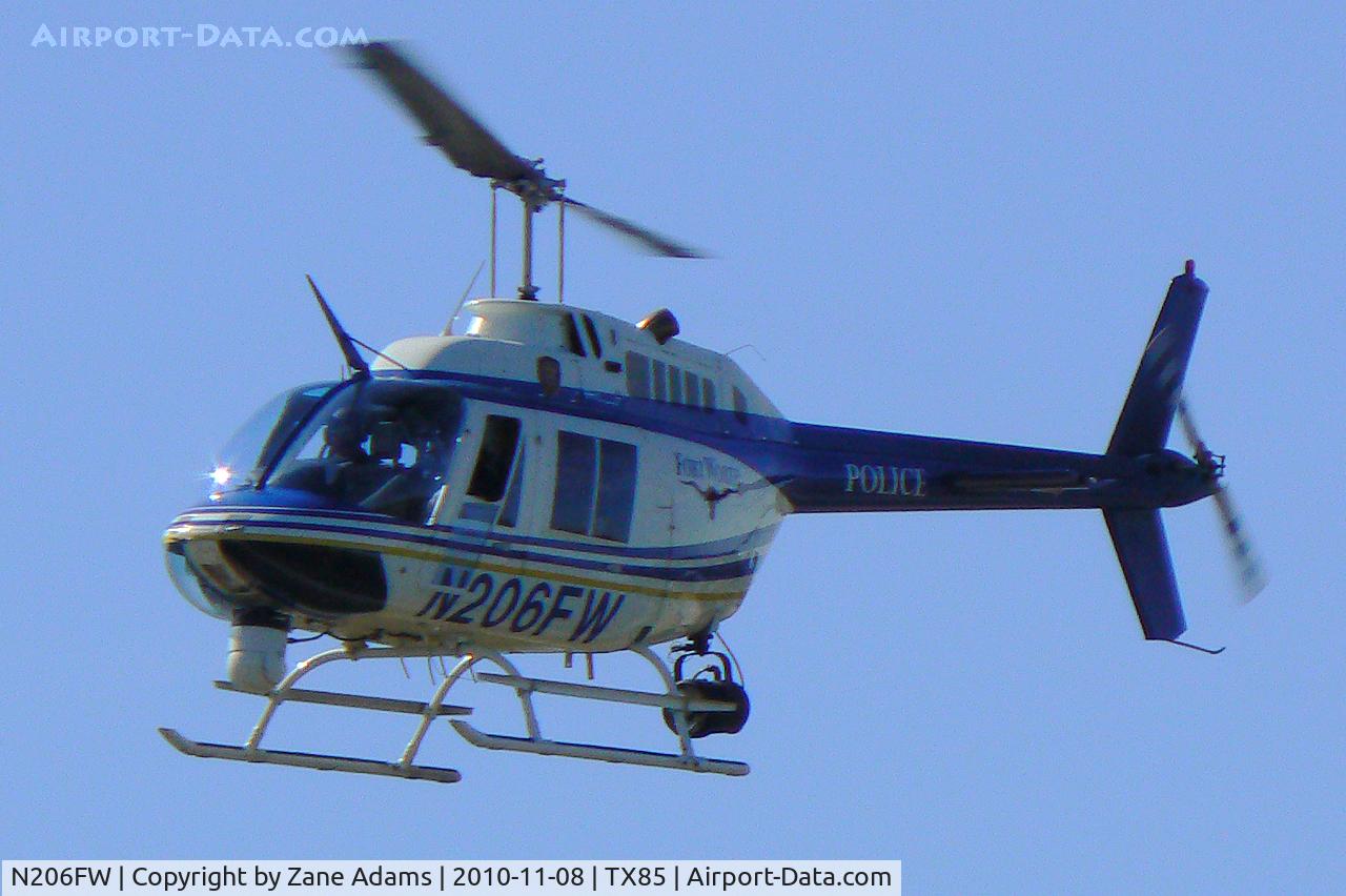 N206FW, 2003 Bell 206B JetRanger III C/N 4575, Fort Worth Police helicopter.