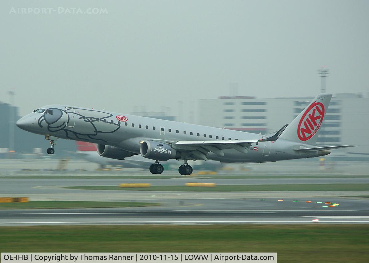 OE-IHB, 2009 Embraer 190LR (ERJ-190-100LR) C/N 19000294, Niki Embraer 190