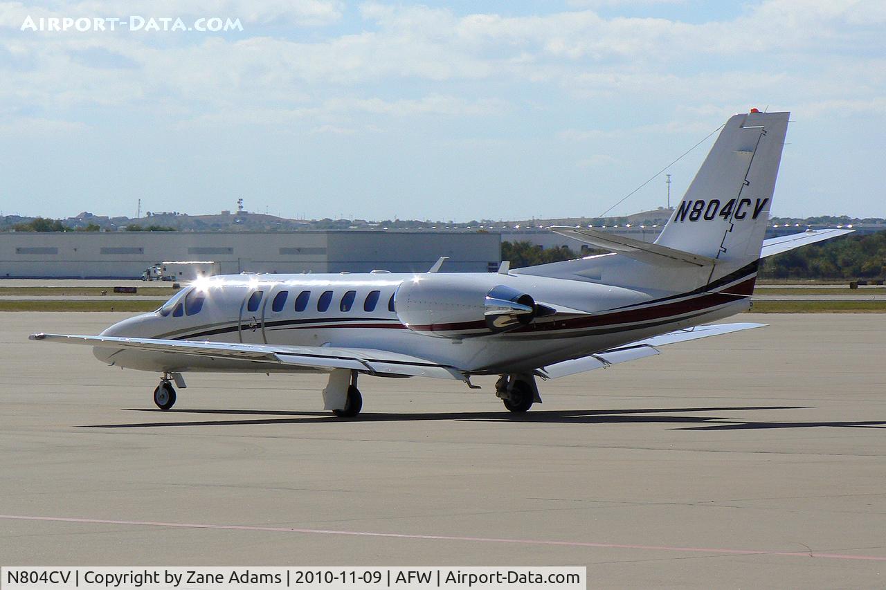 N804CV, Cessna 560 C/N 5600804, At Alliance Airport, Fort Worth, TX