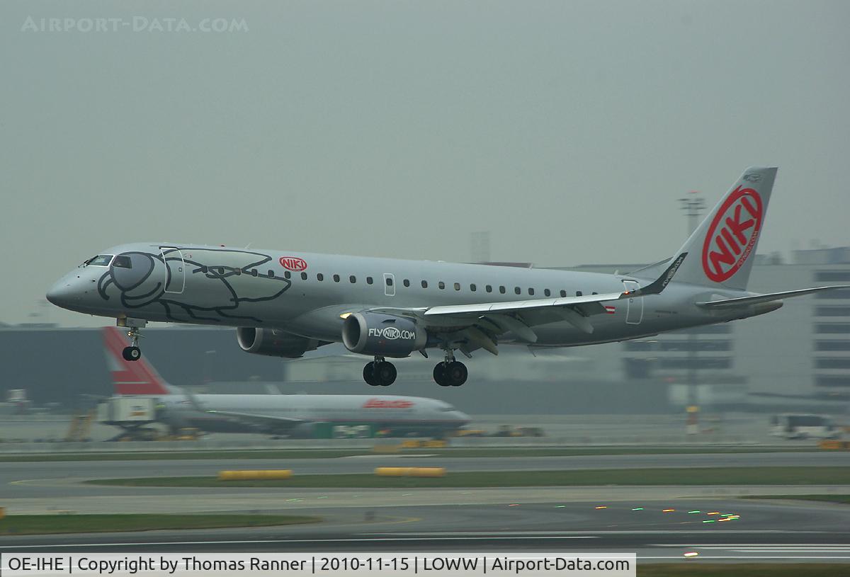 OE-IHE, 2010 Embraer 190LR (ERJ-190-100LR) C/N 19000387, Niki Embraer 190