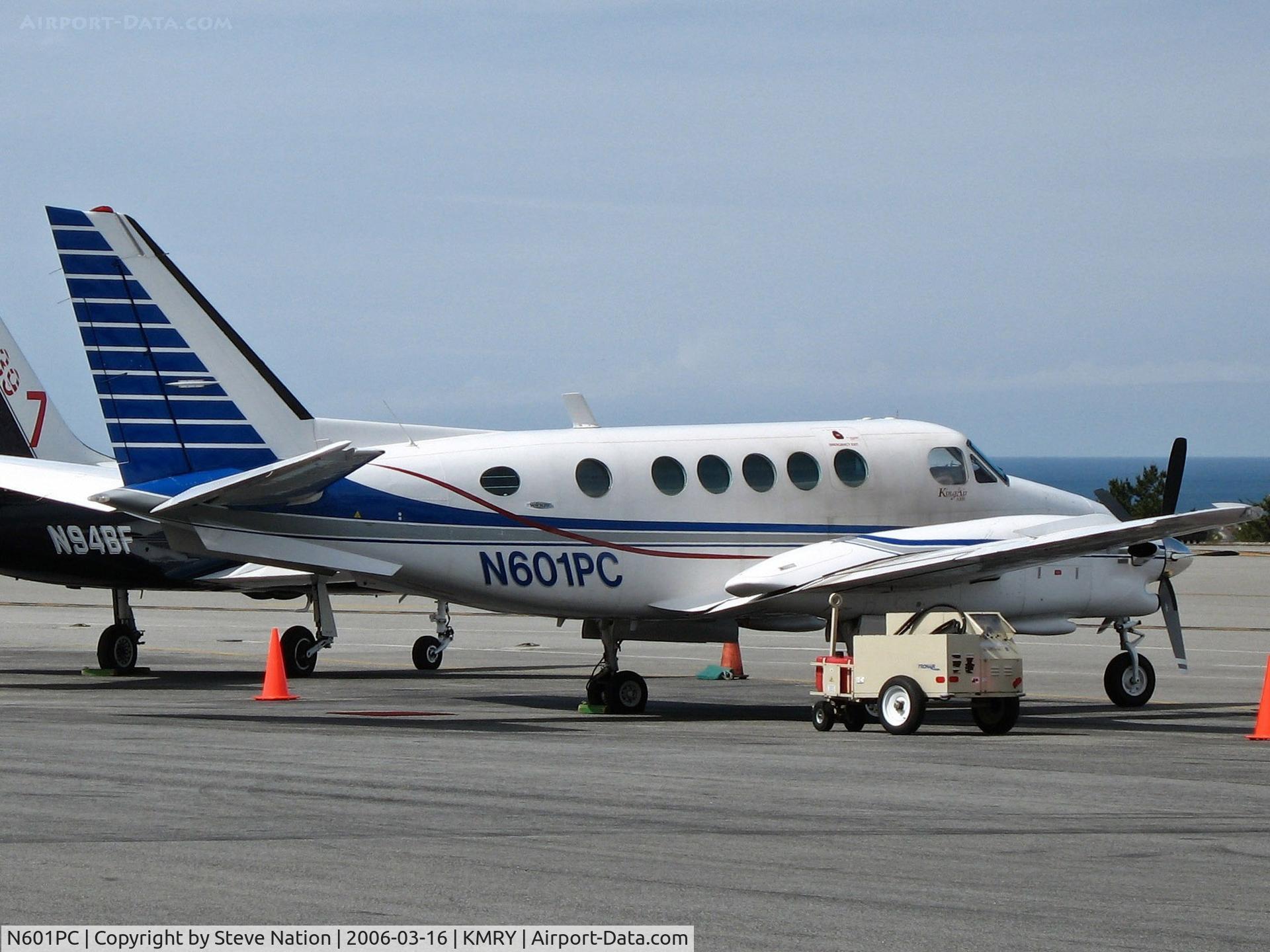 N601PC, 1975 Beech A100 King Air C/N B-225, 1975 Beech A100 visiting Monterey, CA