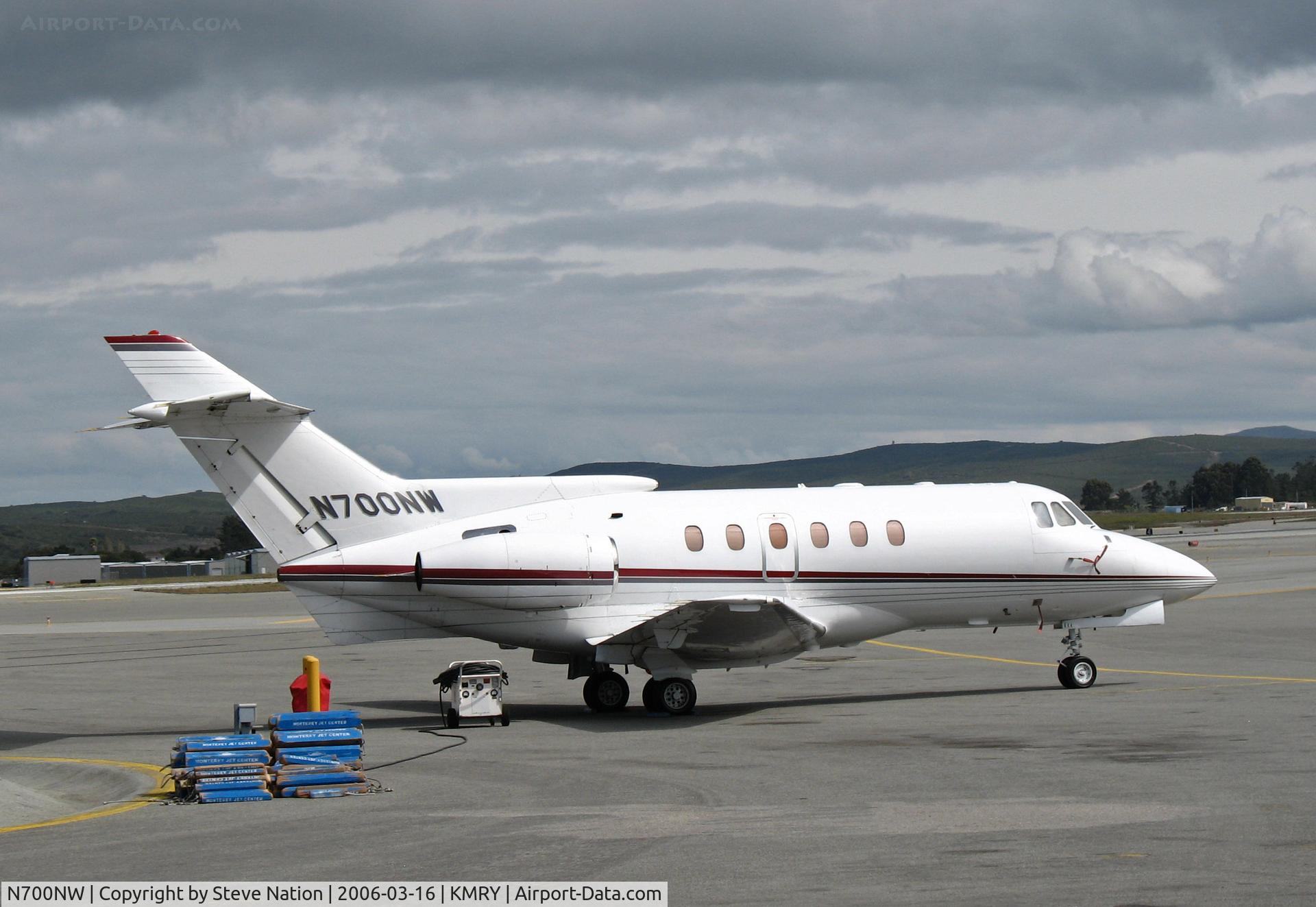 N700NW, British Aerospace HS.125-700A C/N 257063/NA0246, British Aerospace HS-125-700A visiting Monterey, CA