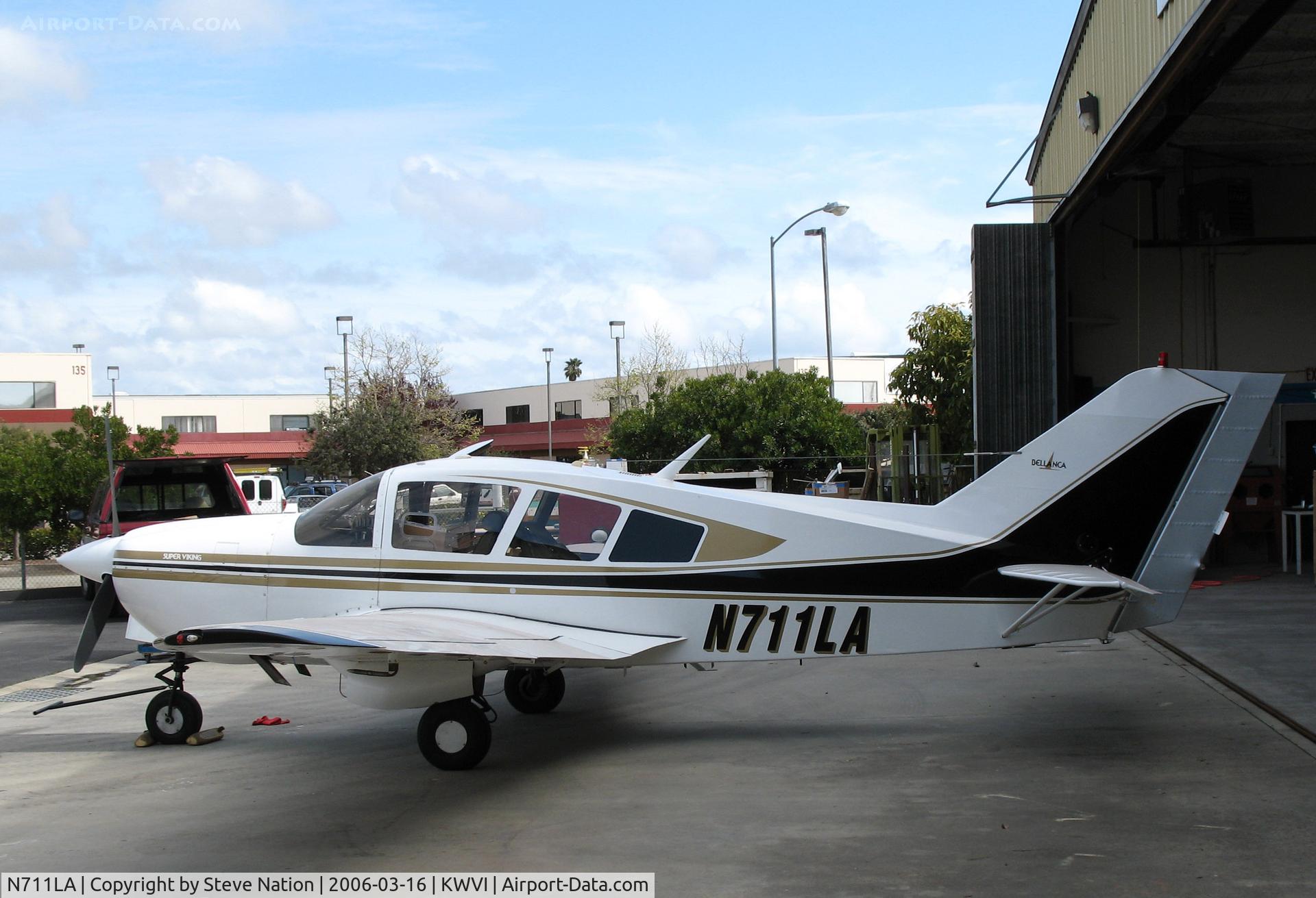 N711LA, 1971 Bellanca 17-30A Viking C/N 30411, 1971 Bellanca 17-30A @ Watsonville, CA (sold to owner in California, MD by Nov 2006)