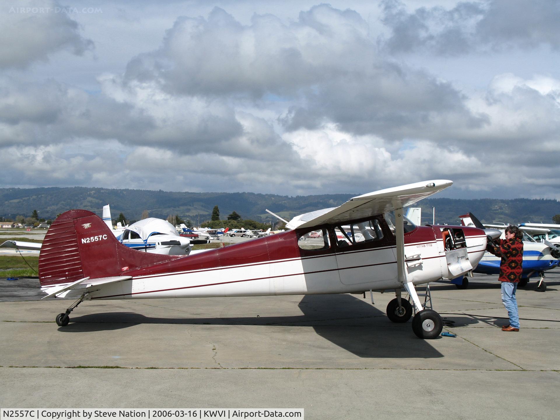 N2557C, 1954 Cessna 170B C/N 26201, 1954 Cessna 170B @ Watsonville, CA