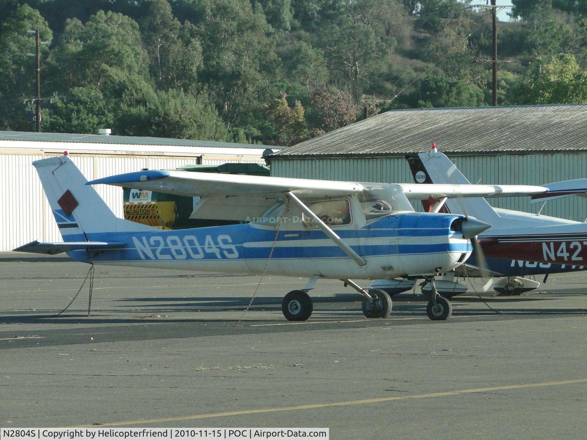 N2804S, 1967 Cessna 150G C/N 15066704, Parked west of Ranger Row