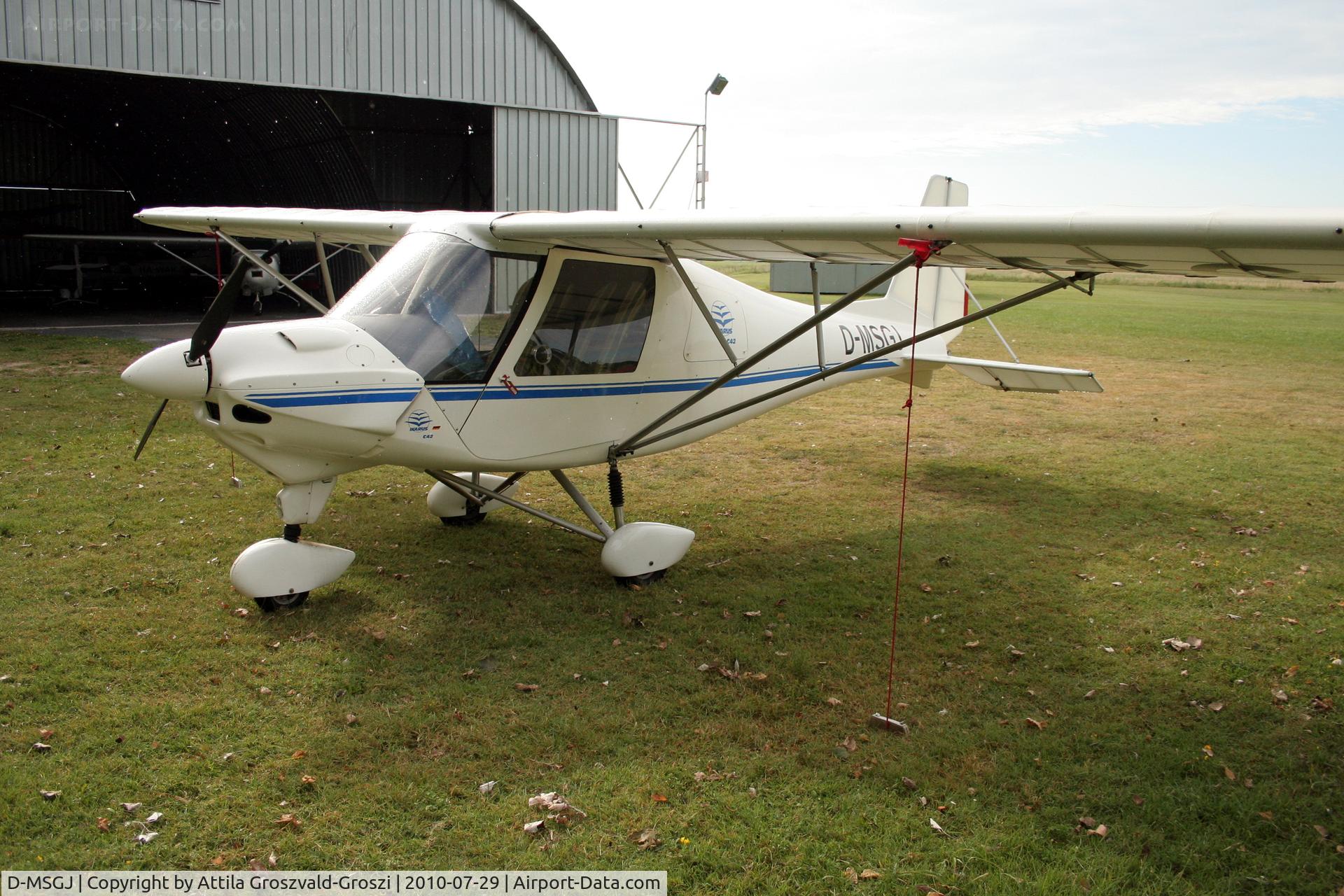 D-MSGJ, 2006 Comco Ikarus C42B C/N 0603-6799, Balatonkeresztur Airfield - Hungary
